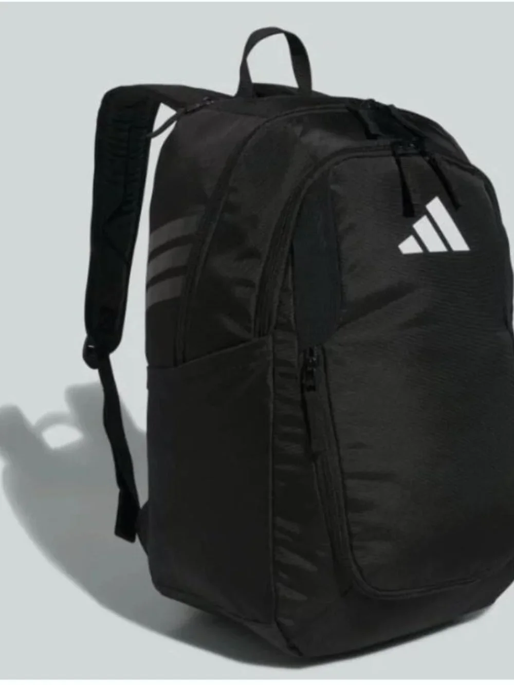 adidas Stadium 4 Soccer Backpack Black 36L JJ7421 Ball Pocket Gear Bag